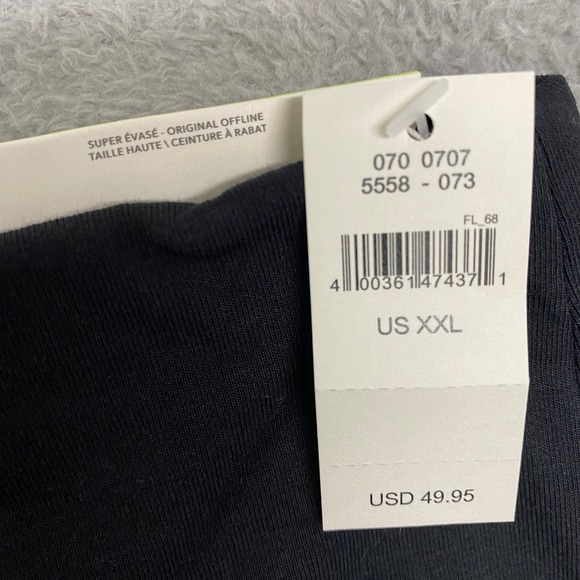 Aerie Leggings Womens XXL Black OG Super Flare Offline High Waisted Lounge 2XL - Picture 3 of 10